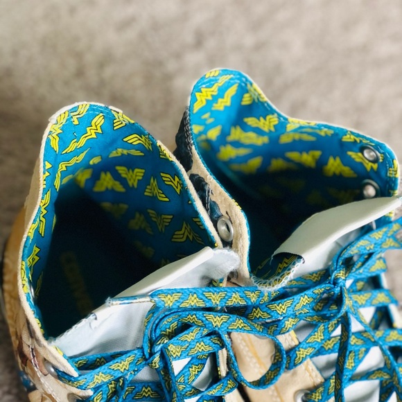 Wonder Woman Converse High Top Sneakers - Picture 9 of 13
